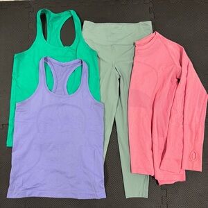 Lululemon Swifty tech 2.0 and base pace leggings